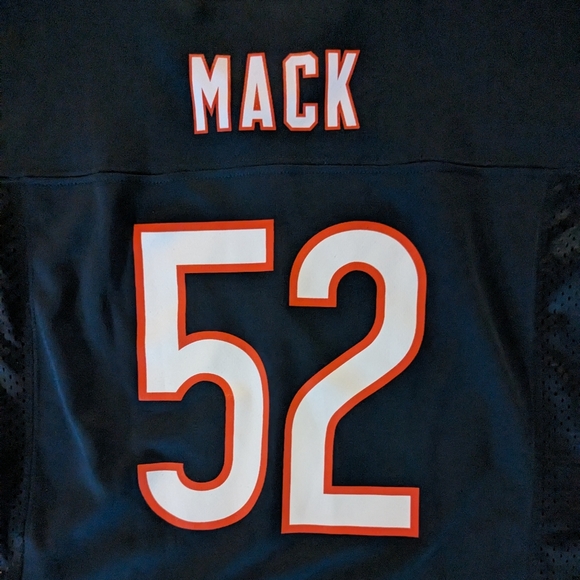 NFL Team Apparel Chicago Bears #52 Mack Jersey Youth M 5/6 - Picture 3 of 5